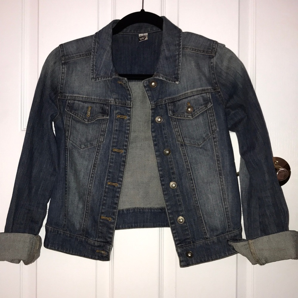 Nordstrom BP teen rustic jean jacket